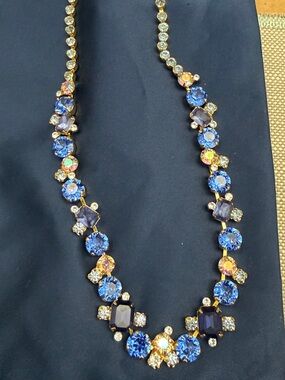 Sorrelli Blue Crystal Statement Necklace